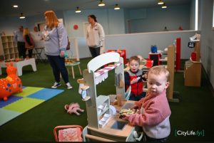 Indoor toddler play area