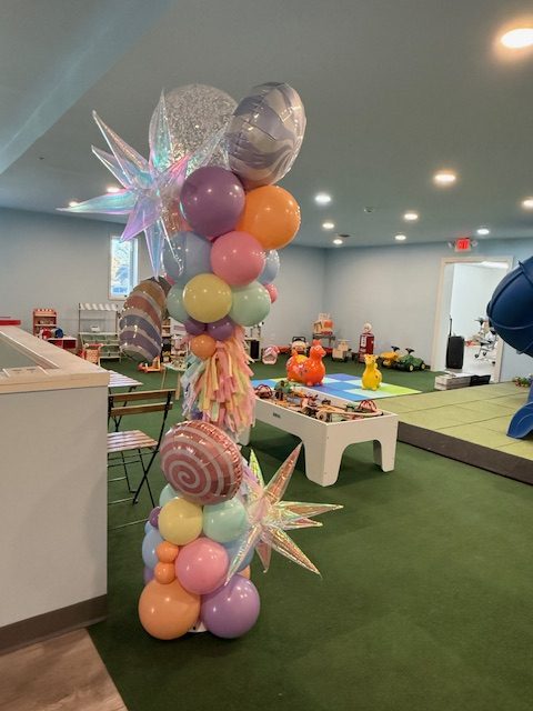 balloon decor play area